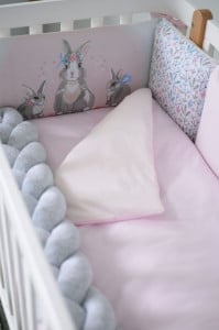SUMMER BUNNY NEW 6 предметов - постельный комплект в кроватку ТМ ВЕРЕС (Украина)