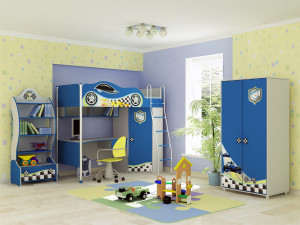 Дитяча кімната DRIVER BLUE - ТМ BRIZ (Україна)