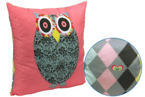 306 OWL GREY - декоративна подушка ТМ РУНО (306_Owl Grey)