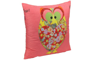 306 OWL RED - декоративная подушка 50х50 ТМ РУНО (306_Owl Red)