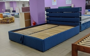 NELUMBO ЩИТ, 160х200, 2к. Bagama Denim - кровать с механизмом ТМ SLEEP CARE (Распродажа)
