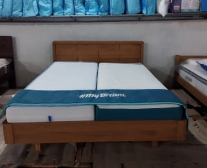 ЛАУРО ольха, 160х200, масло орех - кровать ТМ TQ PROJECT (Распродажа)