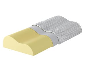 МЕМОРИ ЭРГОНОМИК - подушка 38х60х12/14 ТМ НЕОЛЮКС (Распродажа)