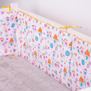 KIDS TIME 18-0002 SWEET HOME - защитный бортик в кроватку TM MIRSON (2200007127931)