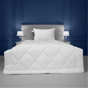 Набор Хлопковый Всесезонный №1705 ECO LIGHT WHITE (одеяло + подушка 50х70 средняя) - ТМ MIRSON (Украина)