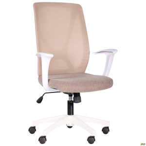 Nickel White сиденье Сидней-09/спинка Сетка SL-02 беж - офисное кресло ТМ AMF (297179)