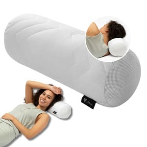 NORDIC COMFORT БЕЛАЯ - подушка-валик 15х40 ТМ ИДЕЯ (4820227285617)