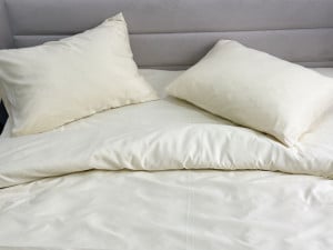 Постельное белье ПОЛИСАТИН CREAM YELLOW - ТМ NOVITA (Украина)