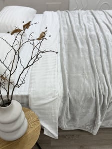 Плед-покрывало ECOTTON 24-3615 COOL GRAY - ТМ NOVITA (Китай)