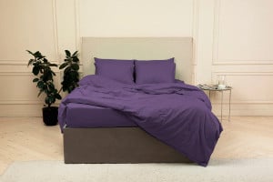 Комплект постельного белья САТИН СИРЕНЕВЫЙ - ТM SLEEP CARE