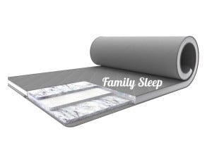 RAIN - топпер TM FAMILY SLEEP Gray-White Collection (Украина)