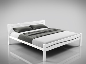 САКУРА - деревʼяне ліжко з металевою основою ТМ TENERO