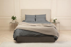 Комплект постільної білизни БЯЗЬ СІРИЙ - ТM SLEEP CARE