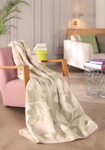 WOHNDECKE SOFT LEAVES - плед 150x200 TM BIEDERLACK (807670)