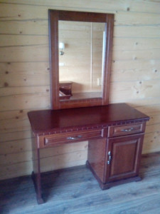 ЕЛІТ (1 тумба) - туалетний столик з дуба ТМ ARTmebli (Україна)