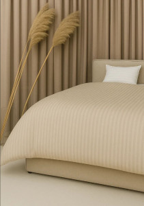 BOSTON IVORY BEIGE STRIPE - пододеяльник ТМ U-TEK