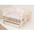DUO - детская кроватка для двойнят на шарнирах с подшипником, откидной боковиной и ящиком ТМ ГОЙДАЛКА