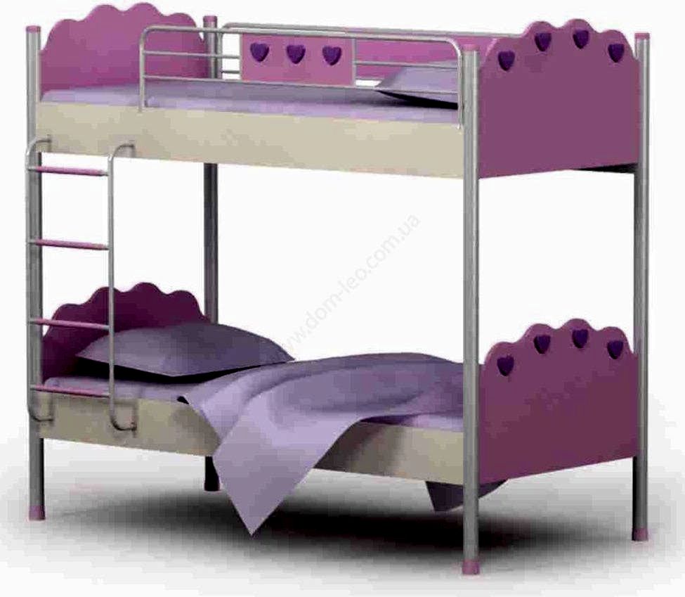 PINK PN-12 - кровать двухъярусная ТМ BRIZ (Украина)