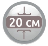 высота 20 см