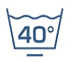 Максимальная температура  40&ordm;C &ndash; Деликатный режим