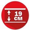 Высота 19 см
