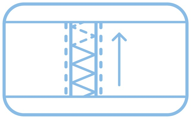 Посилений пружинний блок Pocket Spring Mono