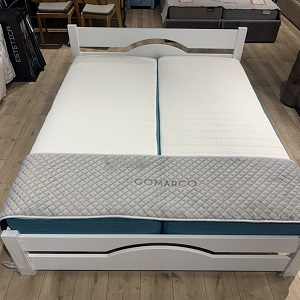 ПАТРИЦИЯ, 160х200, белый - кровать из ольхи ТМ SLEEP CARE (Распродажа Аракс)