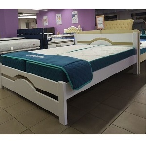 ПАТРИЦИЯ, 160х200, белый - кровать из ольхи ТМ SLEEP CARE (Распродажа Сити)