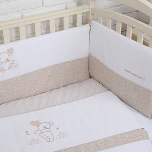 SWEET BEAR BEIGE 3 предмета - сменный постельный комплект TM ВЕРЕС (Распродажа)