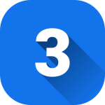 Іконка цифри "3" для списку