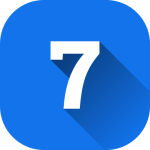 Іконка цифри "7" для списку